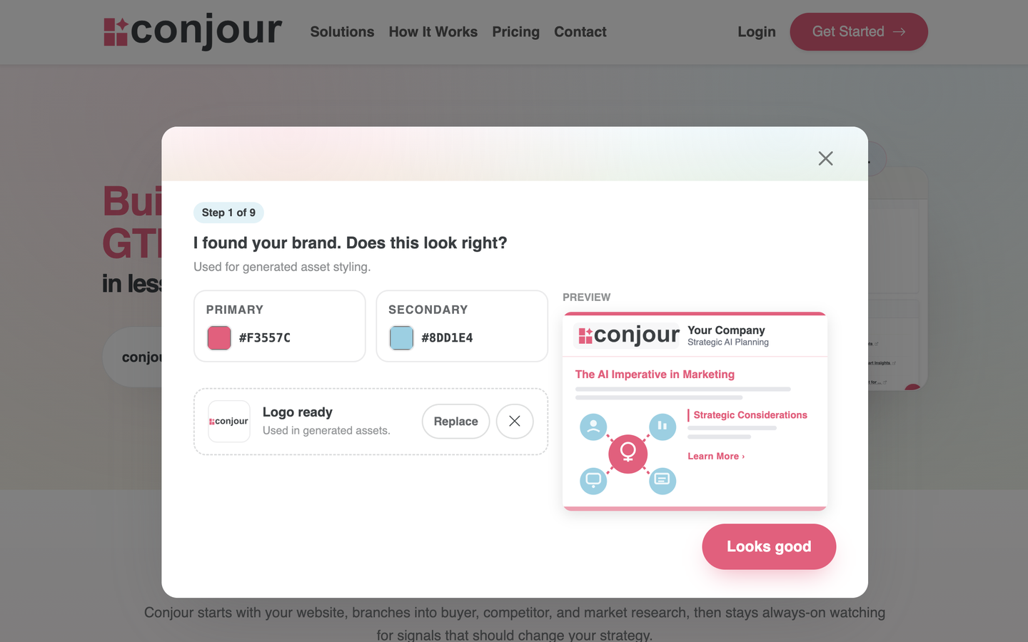 Conjour setup wizard